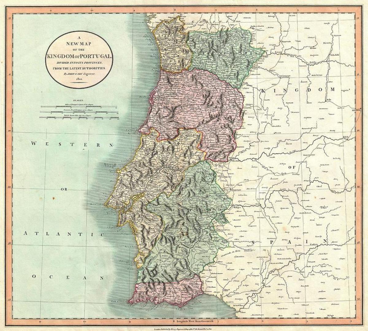 map of old Portugal