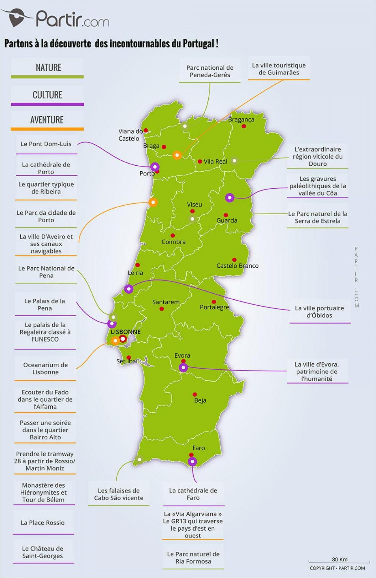 Portugal museums map