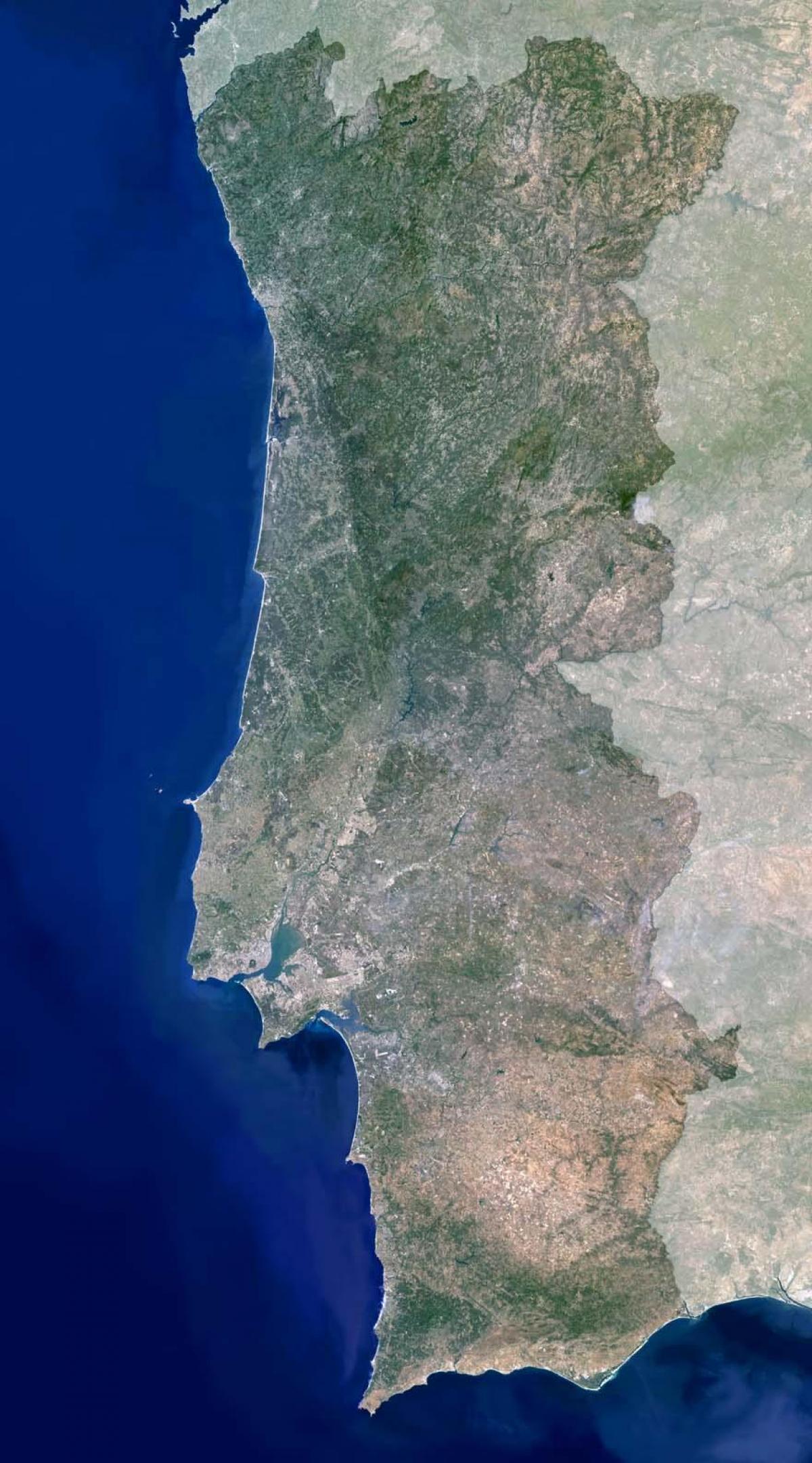 map of Portugal satellite