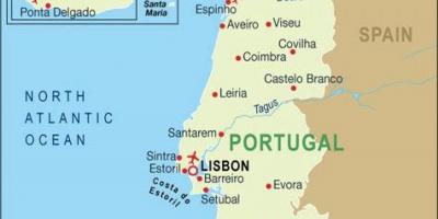 Portugal Map of Regions and Provinces 